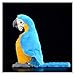 WJCRYPD 12 Pollici Lifelike Scarlet Macaw Peluche Giocattolo Carino Parrot Peluche Doll Simulazione Bird Peluche Giocattolo Giocattolo Giocattoli di Peluche Qf Shop (Color : Yellow, Height : 32cm)