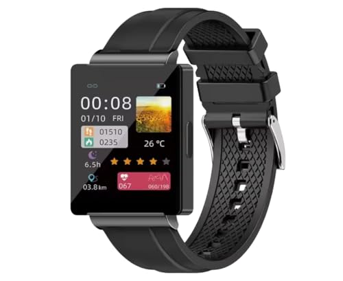 2025 Upgraded Smart Watch for Men and Women with Sleep & Heart Rate Tracker, 1.85 Inch Multi-Language Support, Fitness Activity Tracker, Compatible with Android & iPhone - Waterproof