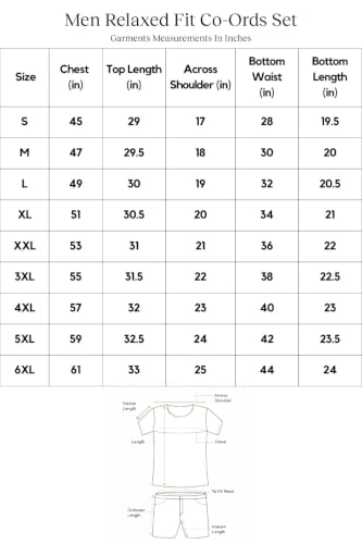 Image of SHOWOFFFF Men Abstract Two-Piece Co Ords | Cuban Collar Half Sleeves Cotton Co-Ords for Mens | Mid-Rise Relaxed Fit Knee Length Co-Ord for Men's