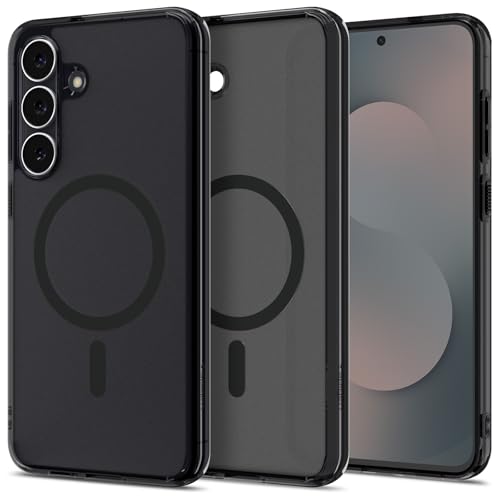 Image of Spigen Ultra Hybrid MagFit | Samsung Galaxy S25 FE Case [Transparent] [Magsafe] Galaxy S25 FE Back Cover | TPU+PC - Frost Black