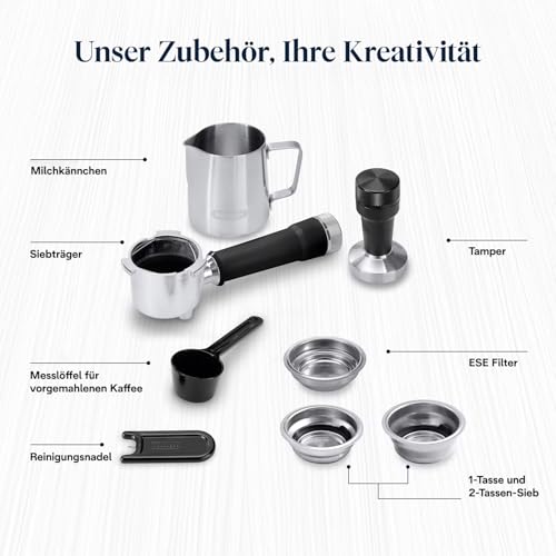 De'Longhi Dedica Duo - Manual Espresso Machine with Col...