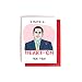 Michael Scott Heart-On Funny Nerdy The Office Valentine's Day / Anniversary Card