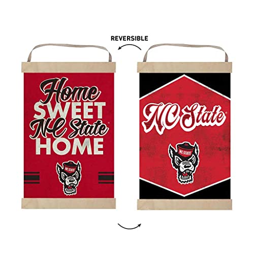 KH Sports Fan Reversible Banner Signs Home Sweet Home North Carolina State Wolfpack