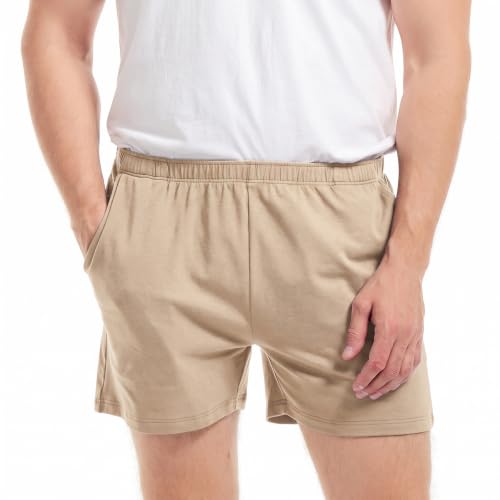 Image of AIMPACT Men's 4 inch Inseam Sleep & Lounge Pajama Shorts with Pockets