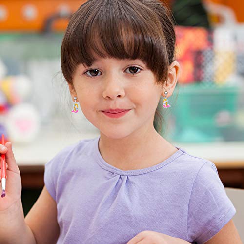 20 Pairs Kids Clip On Earrings For Girls - Easter Clipon Earrings For Little Girls -Cute Animal Clip-On Earrings Pack For Teens Girls -Magnetic Earrings For Girls Clip On Earrings For Kids Girls #TOP1