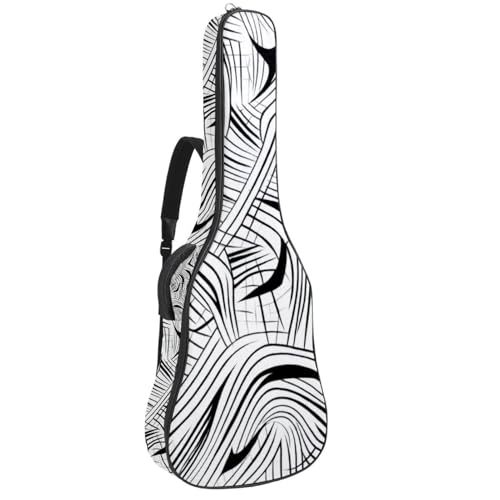 Sac de guitare acoustique double bretelle pour transporter votre instrument au sec