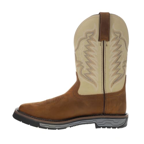 Mens Walnut 12 Inch Electrical Wide Soft Toe Work/Duty - Brown - Size 9.5 D3