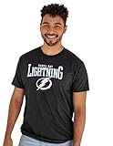 Tampa Bay Lightning NHL Officially Licensed T-Shirt Heathered Black, Large
