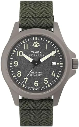 Timex Relógio masculino Expedition North Titanium automático de 41