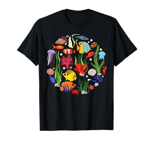 Cute Sea Animal Clownfish Aquarium Toddler T-Shirt
