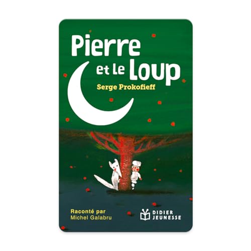 Yoto Pierre et Le Lobo, libro de audio para niños en francés, música para niños para escuchar en cuentapiloto de noche Caja de historias Yoto Player y Mini, primeros compositores clásicos de 3 a 6