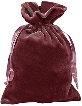 Tarot Bags Rose Velvet 6" X 9"