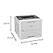 Brother Professional Laser Printer with High-Speed 50 ppm Output, Advanced Security Features, and Wireless Networking for Business, Monochrome Printing with Duplex Capability (HL-6210DW)