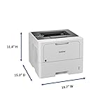 Brother Professional Laser Printer with High-Speed 50 ppm Output, Advanced Security Features, and Wireless Networking for Business, Monochrome Printing with Duplex Capability (HL-6210DW) - Image 2