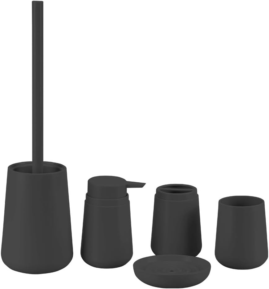 Five-Piece Mouthwash Brush Holder Soap Box Bathroom Storage Household Bathroom Set(D)