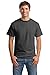 Hanes Ultimate Short Sleeve Beefy-T Shirt Cotton in Charcoal Heather - Large