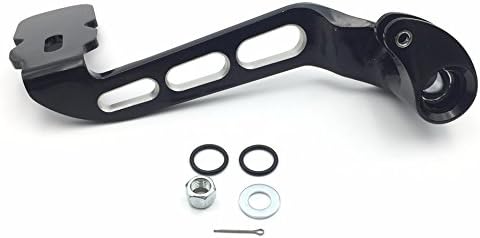 XKH- Motorcycle Black Billet Rear Brake Lever Brake Pedal Foot Lever 3 Hollow-Out Compatible with 2014-later Touring Trike Road King Street Glide CVO Tri Glide Freewheeler FLRT FLHR [B01JA1Y0X2]