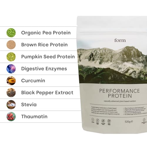 Form Performance Protein - Vegan Protein Powder - 30g Plant Based Protein per Serving, with BCAAs and Digestive Enzymes. Perfect Post Workout. Tastes Great with Just Water! - Vanilla - Image 6