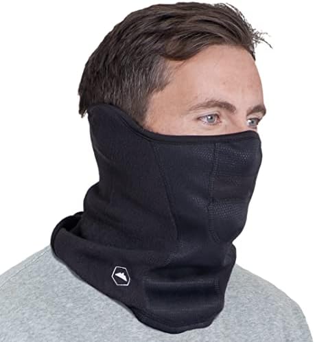 Tough Headwear Winter Face Mask & Ski Mask Neck Gaiter - Cold Weather Half Balaclava - Tactical Neck Warmer for Men & Women