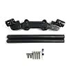 Motorcycle CNC Aluminium Adjustable Handlebar Handle Bar Clip On Clamp Mount for Kawasaki Ninja 650R ER-6F ER6F 2006 2007 2008 2009 2010 2011 2012 2013 2014 2015 2016 (Black)