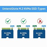 GeeekPi N04 M.2 M-Key NVMe SSD Shield für Raspberry Pi 5, M.2 2280 PCIe to NVMe SSD Shield Pip PCIe Peripheral Board Top für Raspberry Pi 5 4GB/8GB/16GB – Ansicht 3