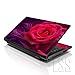 LSS 15 15.6 inch Laptop Notebook Skin Sticker Cover Art Decal Fits 13.3" 14" 15.6" 16" HP Dell Lenovo Apple Asus Acer Compaq (Free 2 Wrist Pad Included) Pink Rose Floral