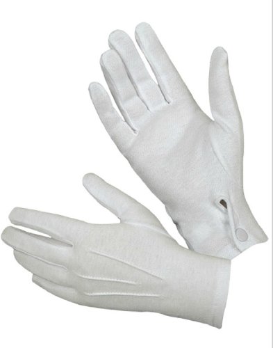 Hatch WG1000S Cotton Parade Glove w/Snap Back - White