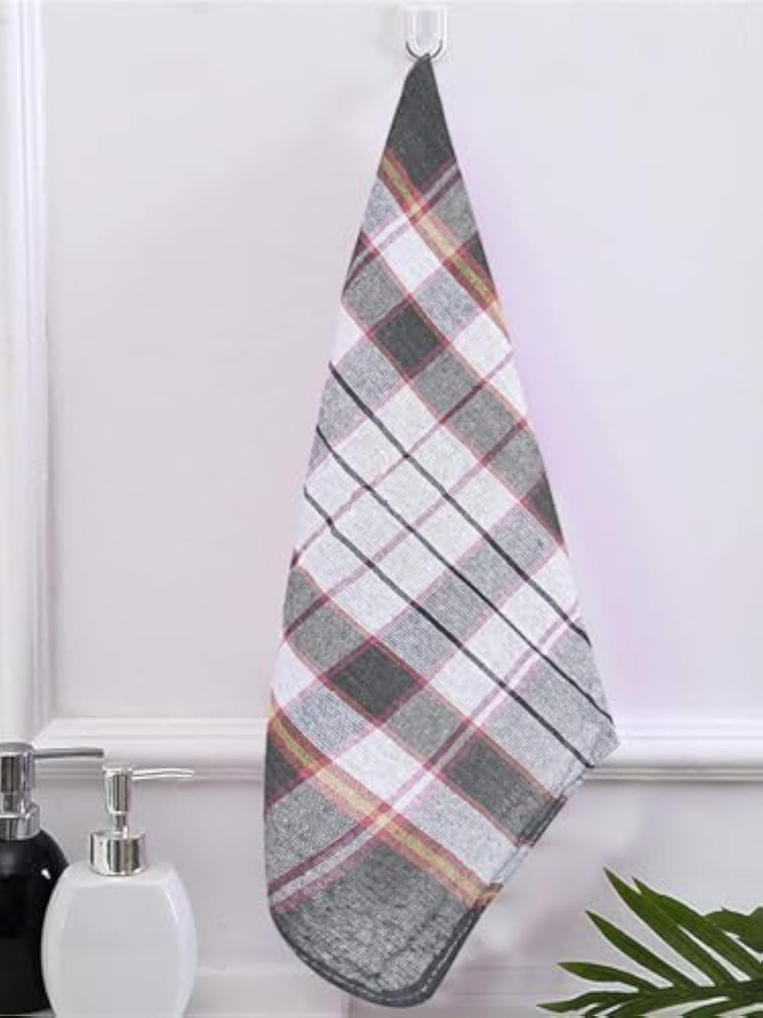 Cotton Multipurpose Cleaning Cloth Towels Pack of 6, Machine Washable