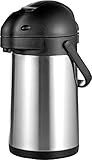 Photo Gallery esmeyer stream - caraffa termica a pompa stream, con doppia parete in acciaio inox, contenuto: 1,9 litri, altezza: 32,7 cm, diametro: 15 cm Photo Gallery esmeyer stream - caraffa termica a pompa stream, con doppia parete in acciaio inox, contenuto: 1,9 litri, altezza: 32,7 cm, diametro: 15 cm
