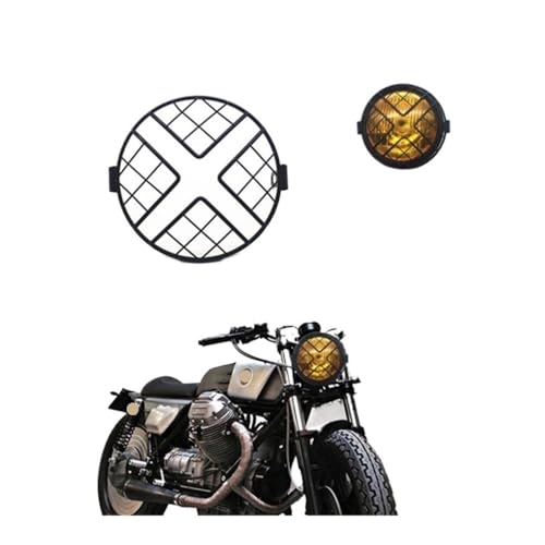 Grille phare moto alliage aluminium de haute précision avec support rigide