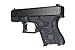 TALON Grips Adhesive Grip Compatible with Glock 26, 27, 28, 33, 39 – Made in The USA – Gen - Rubber, Black