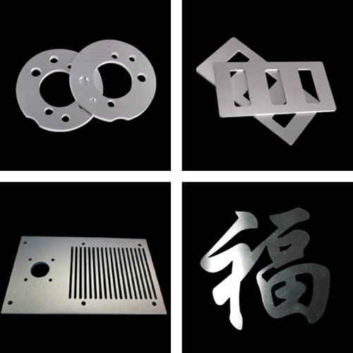 KANABI 1PCS 304 Edelstahlblech 15cm x 15cm x 2mm, Dicke 2mm, 304 Quadrat Edelstahlplatte für DIY Handwerk Modell Reparatur Gravur Stanzen Bohren Schneiden