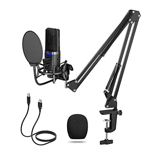 Microphone USB à directivité cardioïde et son kit de bras de streaming stable - 2