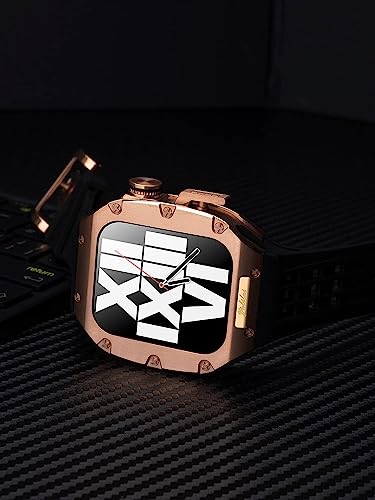 Boîtier en titane pour Apple Watch 45mm style luxe et robuste