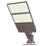 LED Parking Lot Light, 320W LED Street Lights 44800LM [1000W HPS Equiv.] 5000K LED Shoebox Light, 10