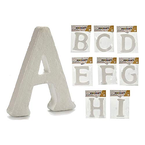 Pincello S3607057 Letras Abcdefghi, Materiales Varios, Blanco, Talla Única