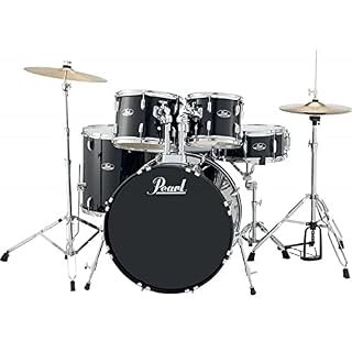 Batterie Pearl Roadshow Rock 22 » 5 fûts – Jet Black - Les Beatles, Paul McCartney, John Lennon, RIngo Starr, George Harrison