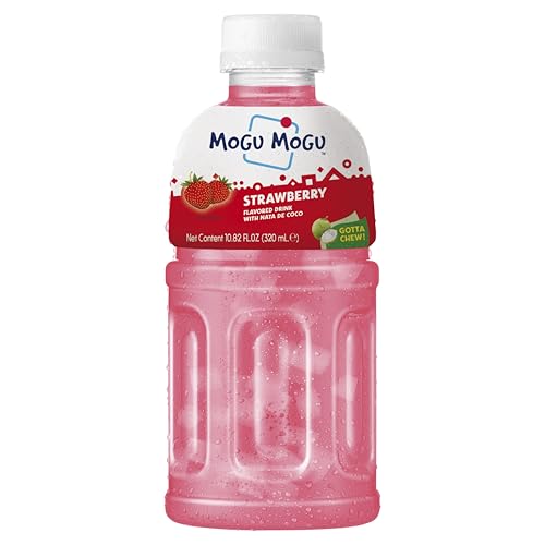 Mogu Mogu NATA de Coco Drink Strawberry Flavour 320ml