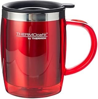 Thermos 187097 ThermoCafé Translucent Desk Mug, Purple, 450 ml