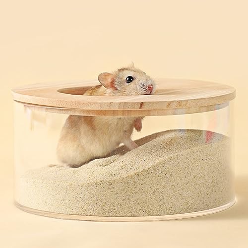 DR.DUDU Hamster Bath Sand, 2.8lb Dust Free Desert Sand or Potty Litter Sand for Hamster Chinchillas Gerbil Syrian Mice Small Animals (Beige) - Image 6
