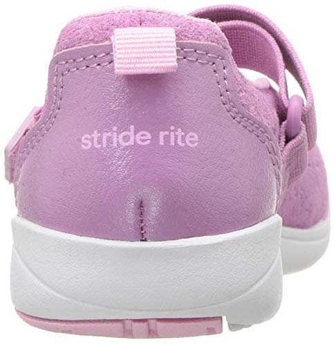 Stride Rite Baby-Girl's Made 2 Play Lia Mary Jane Flat, Purple, 4.5 W Us Toddler #TOP1