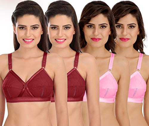 Image of SONA Perfecto Plus Size Cotton Bra for Woman Full Coverage Pack of 1