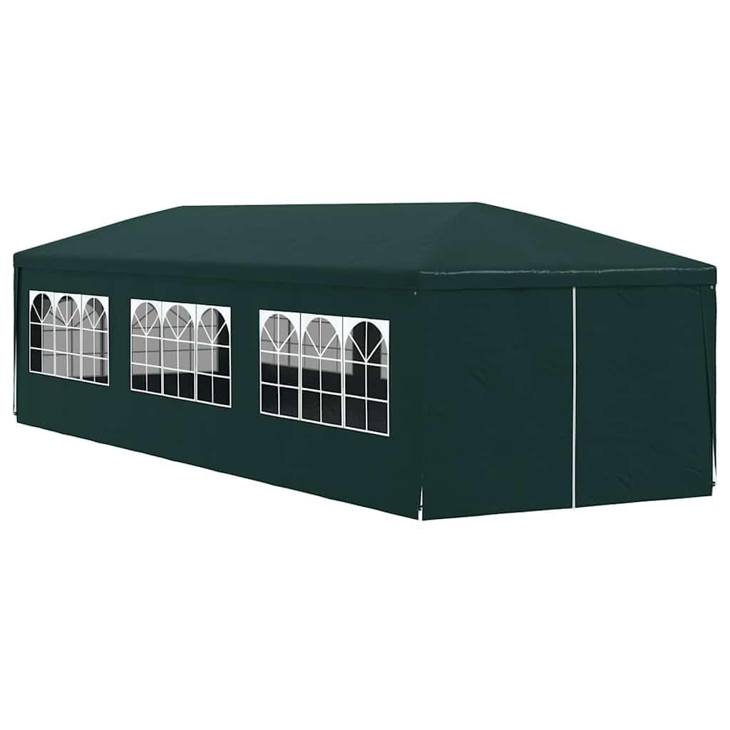 vidaXL Party Tent 3x9m Green Outdoor Garden Gazebo Marquee Canopy Shelter