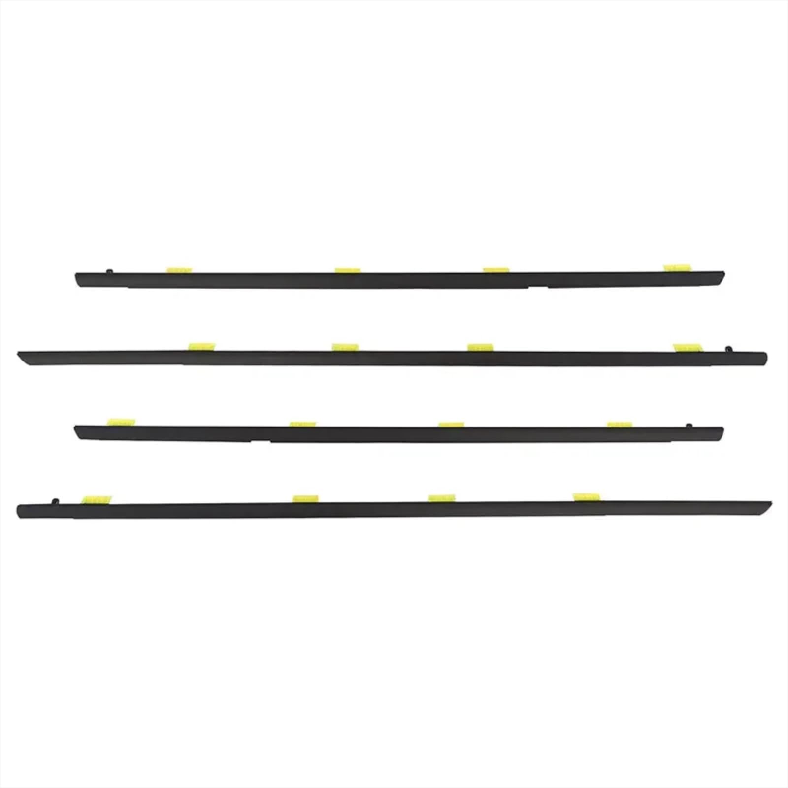 Car Window Seal Strip Compatible with Civic 2001 2002 2003 2004 2005 4pcs Car Side Window Weatherstrips Door Glass Waterproof Pressure Sealing Strip