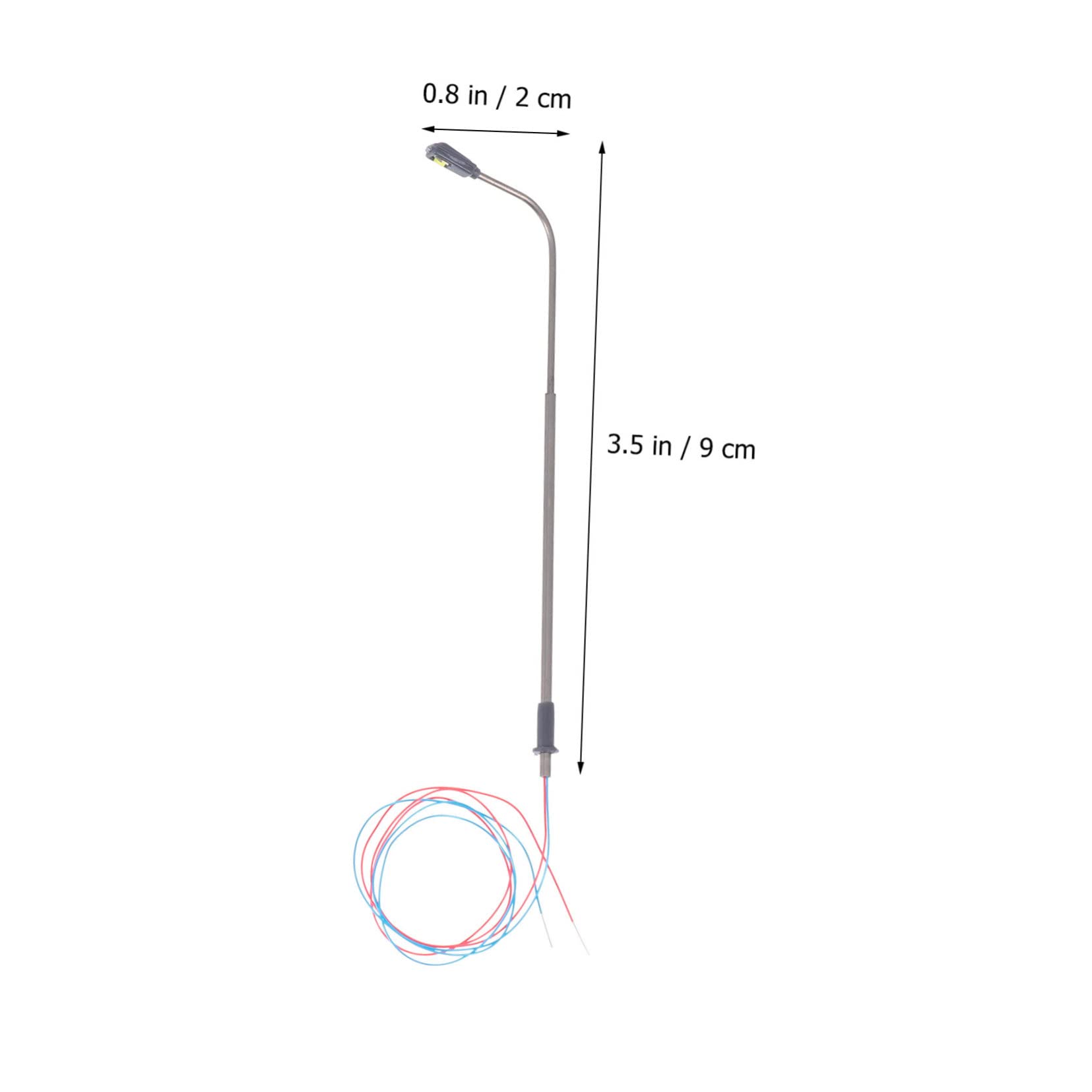 KICHOUSE Sand Table Street Light Model 10pcs Scaled Model Lamp Post Perfect for Lovers