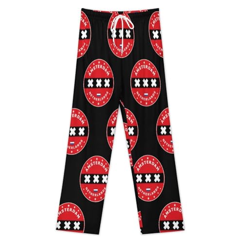 Purple Peacock Tail Feathers Pajama Pants Drawstring Wide Leg Slacks Pants with Pockets for Men And Women3