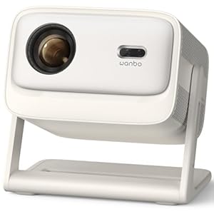 WANBO Vali 1 Pro Smart Beamer Heimkino Official Google TV 14/Netflix, 4K Unterstützung, MEMC HDR10, Dolby eARC, HDMI 2.1, 900 ANSI, WLAN Bluetooth, 200° dreh, 1080P FHD Outdoor Projektor bis 260"