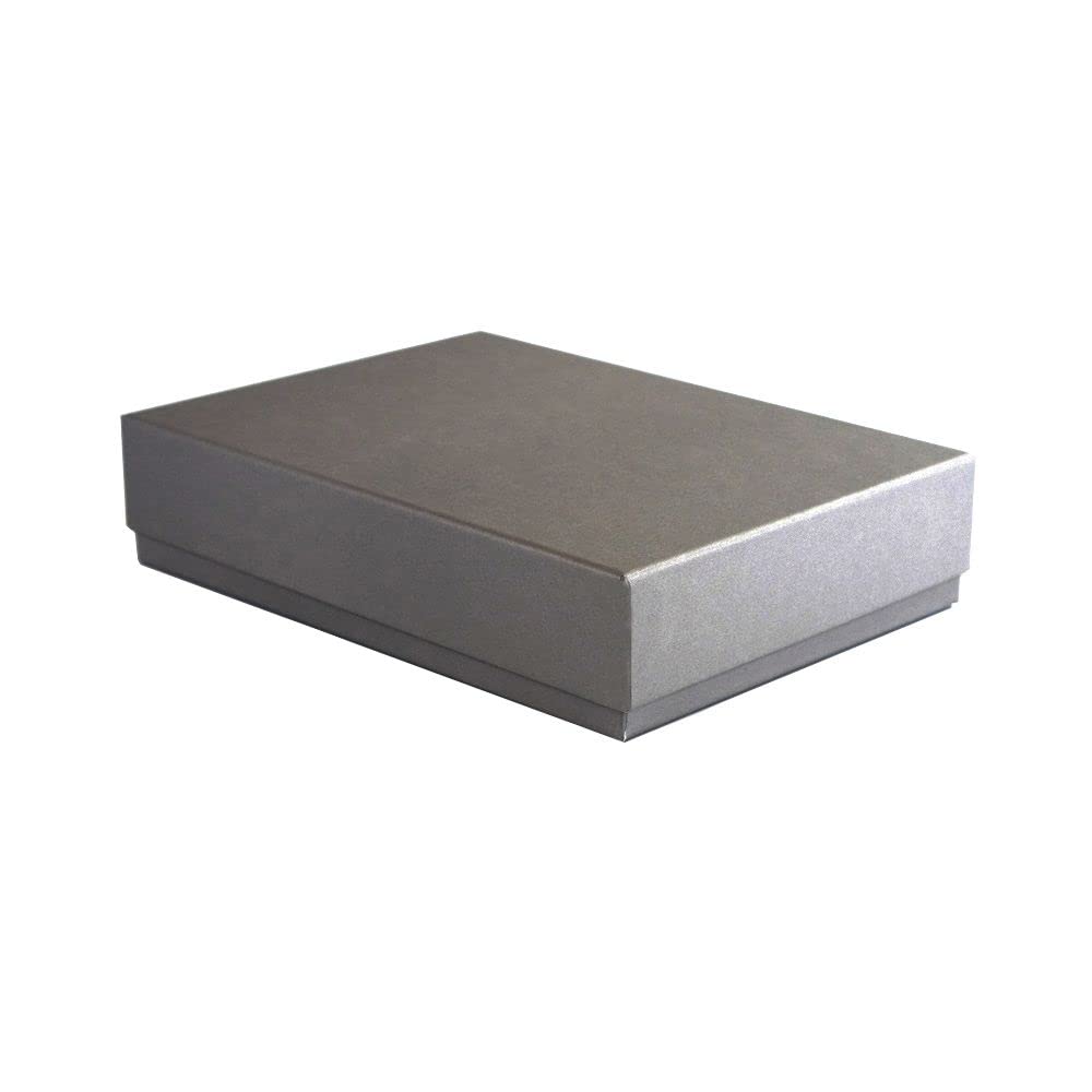 10 A5 Luxury Rigid Presentation Stationery Gift Boxes (A5-238x173x53mm, Grey)