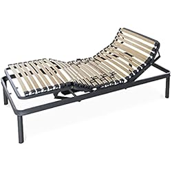 Somier Electrico 150X190 Dormidán - Somier Articulado | 5 Planos | Motor eléctrico con Rótulas de Caucho | Lamas de Haya | Medida 150x190cm