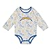 Outerstuff Newborn & Infant Los Angeles Chargers Little Champ Long Sleeve Bodysuit, Pants & Cuffed Knit Hat 3-Piece Set